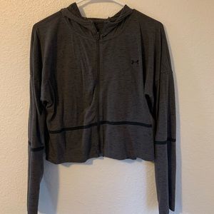 Under Armour slightly cropped zip up